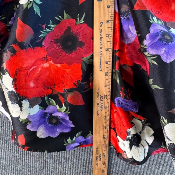 B Darlin Floral Mini Skirt 1/2 Romantic Whimsigoth Coquette Lined Y2K Glam Party - Picture 6 of 8